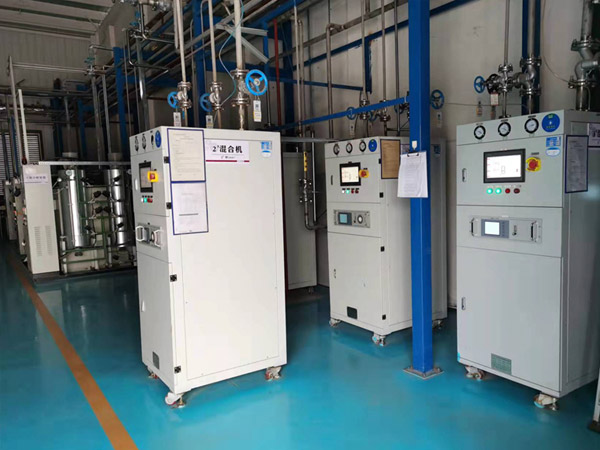 Application case of fully automatic hydrogen nitrogen gas distribution equipment