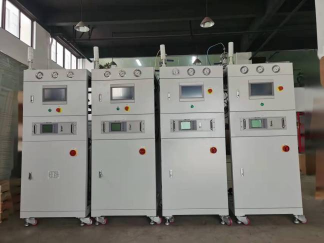 Fully automatic hydrogen nitrogen gas distribution equipment, binary mixed gas standard gas preparat